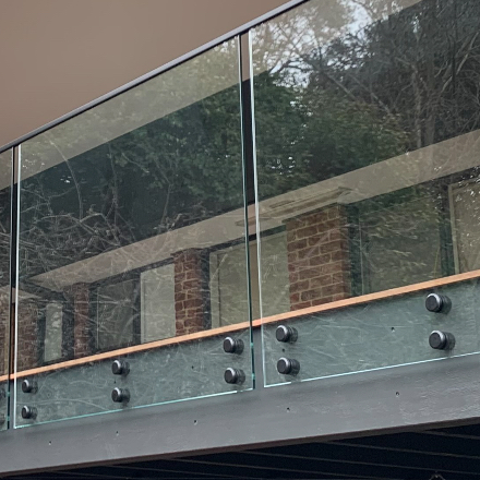 Pin Fixed Glass Balustrade